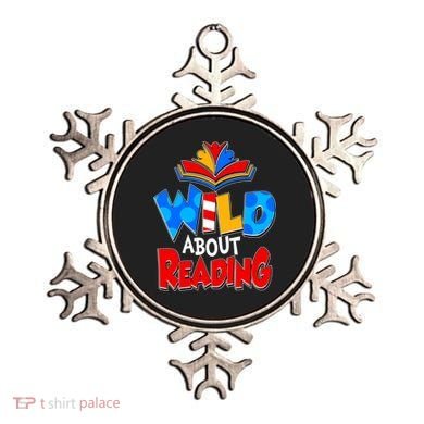 Wild About Reading Book Lover Reading Fan Ornament
