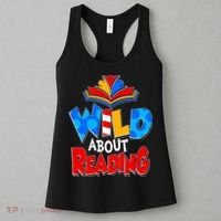 Wild About Reading Book Lover Reading Fan Women's Tank Top thumb 3