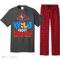 Wild About Reading Book Lover Reading Fan Pajama Set thumb 0