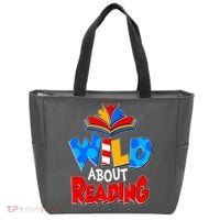 Wild About Reading Book Lover Reading Fan Tote Bag thumb 0