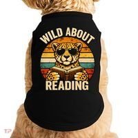 Wild About Reading Cheetah Doggie Tank thumb 0