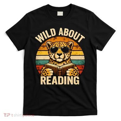 Wild About Reading Cheetah T-Shirt