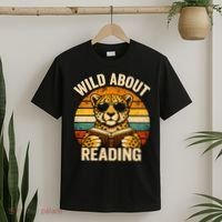 Wild About Reading Cheetah T-Shirt thumb 2