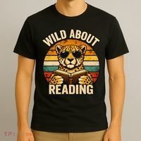 Wild About Reading Cheetah T-Shirt thumb 3