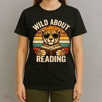 Wild About Reading Cheetah T-Shirt thumb 4