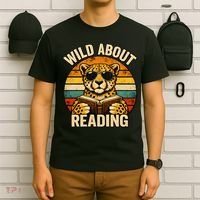Wild About Reading Cheetah T-Shirt thumb 6
