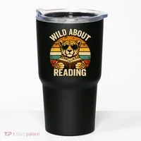 Wild About Reading Cheetah Tumbler thumb 0