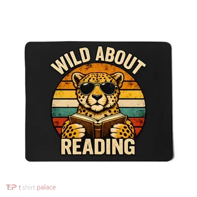 Wild About Reading Cheetah Mousepad