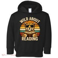 Wild About Reading Cheetah Toddler Hoodie thumb 0