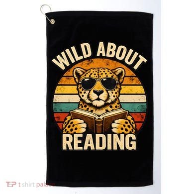 Wild About Reading Cheetah Golf Towel