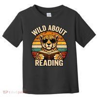 Wild About Reading Cheetah Toddler T-Shirt thumb 0