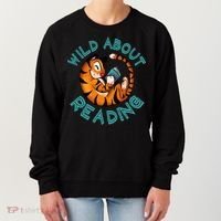 Wild About Reading Tiger Women's Sweatshirt thumb 0