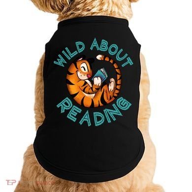 Wild About Reading Tiger Doggie Tank