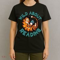 Wild About Reading Tiger T-Shirt thumb 4