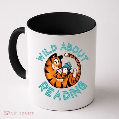 Wild About Reading Tiger Coffee Mug
