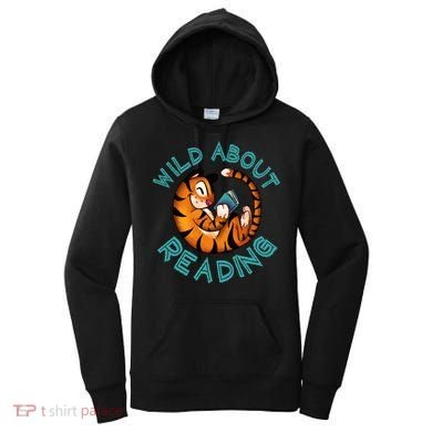 Wild About Reading Tiger Women's Hoodie