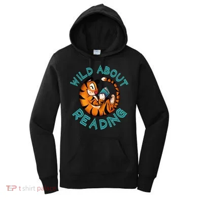 Wild About Reading Tiger Women's Hoodie
