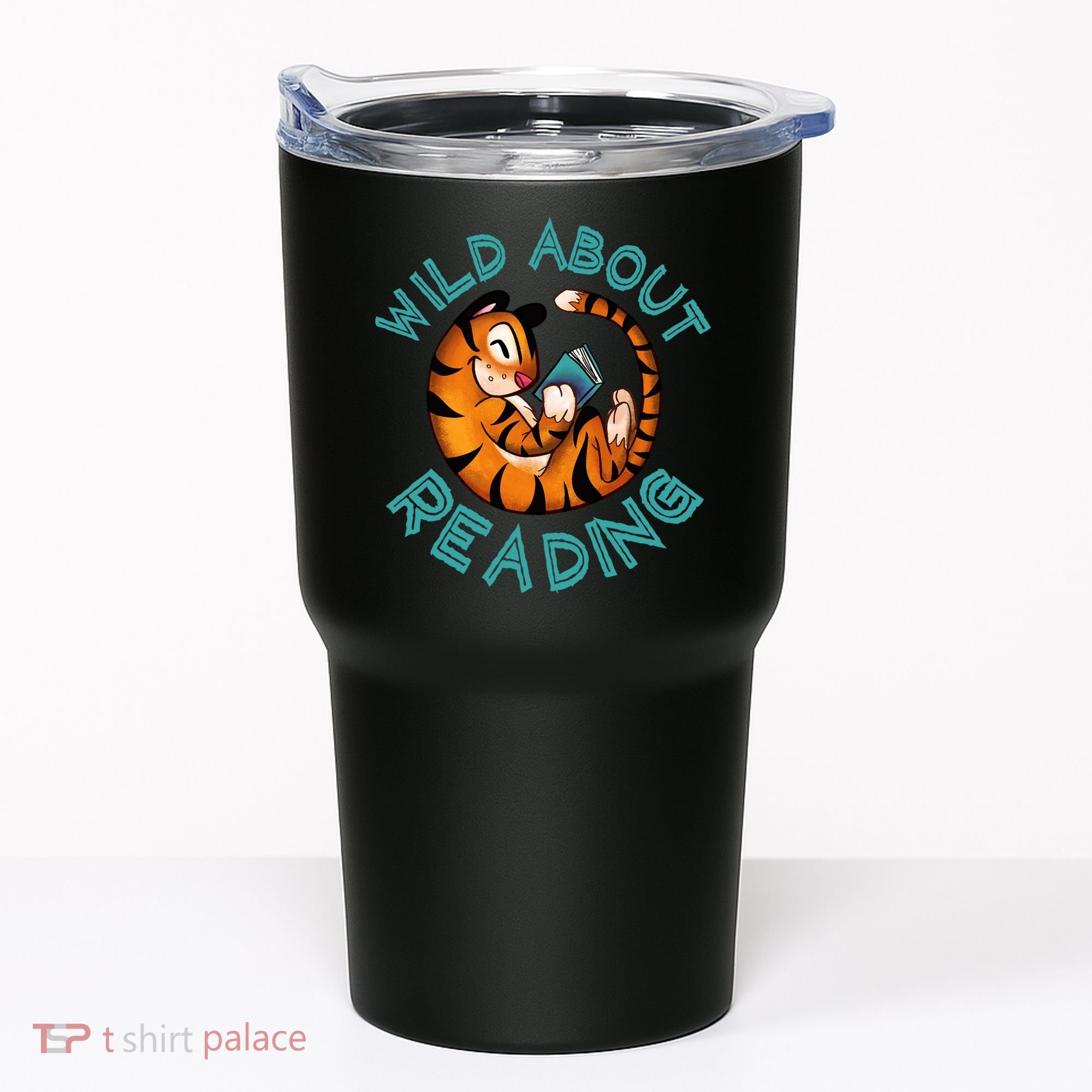 Wild About Reading Tiger Tumbler