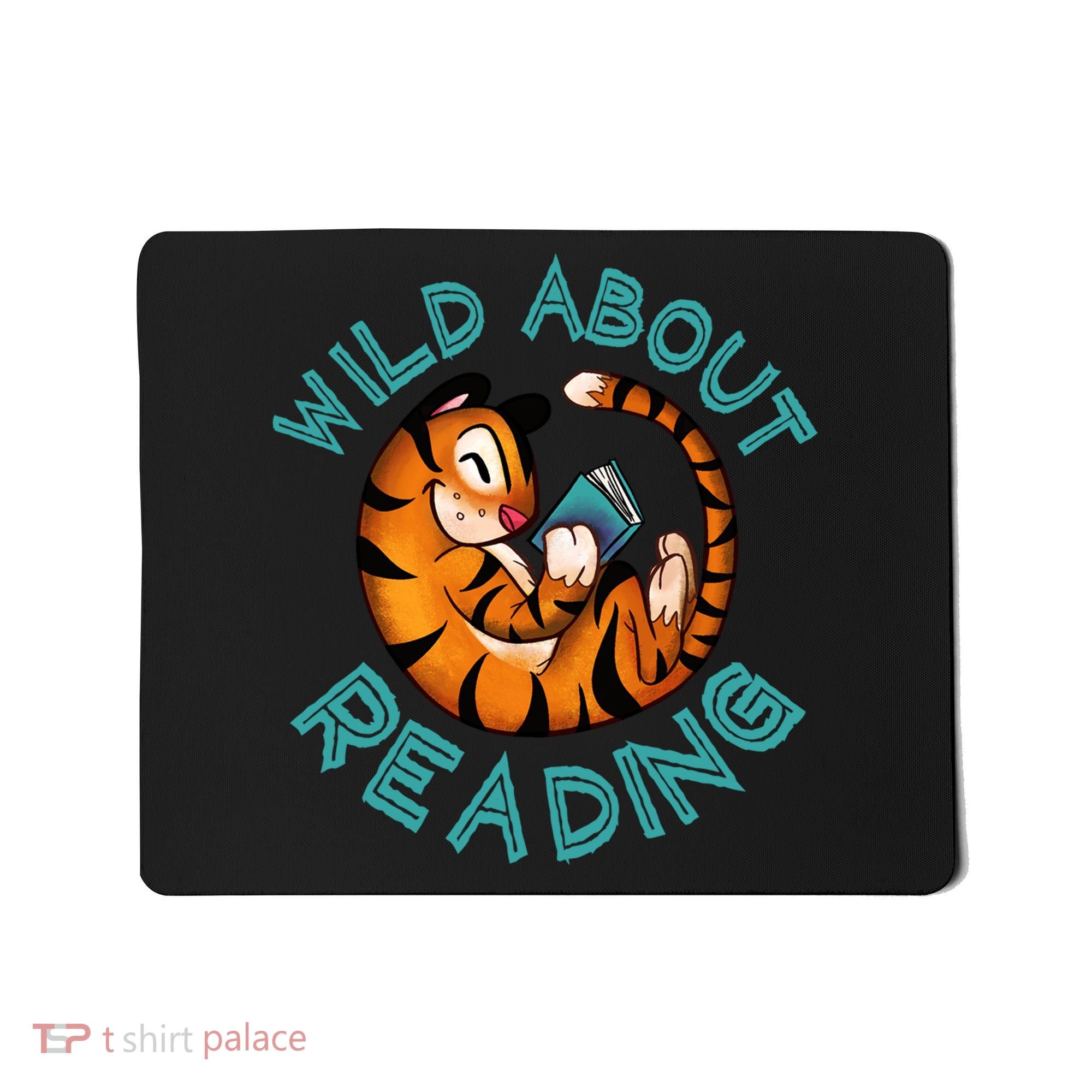 Wild About Reading Tiger Mousepad