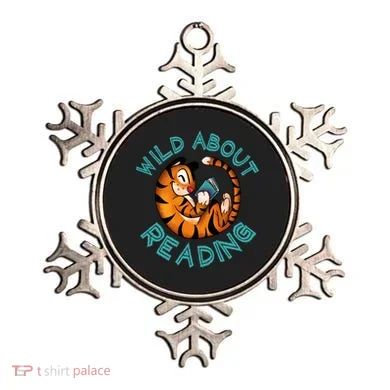 Wild About Reading Tiger Ornament