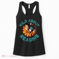 Wild About Reading Tiger Women's Tank Top thumb 0