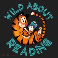 Wild About Reading Tiger Golf Towel thumb 3