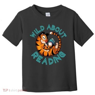 Wild About Reading Tiger Toddler T-Shirt