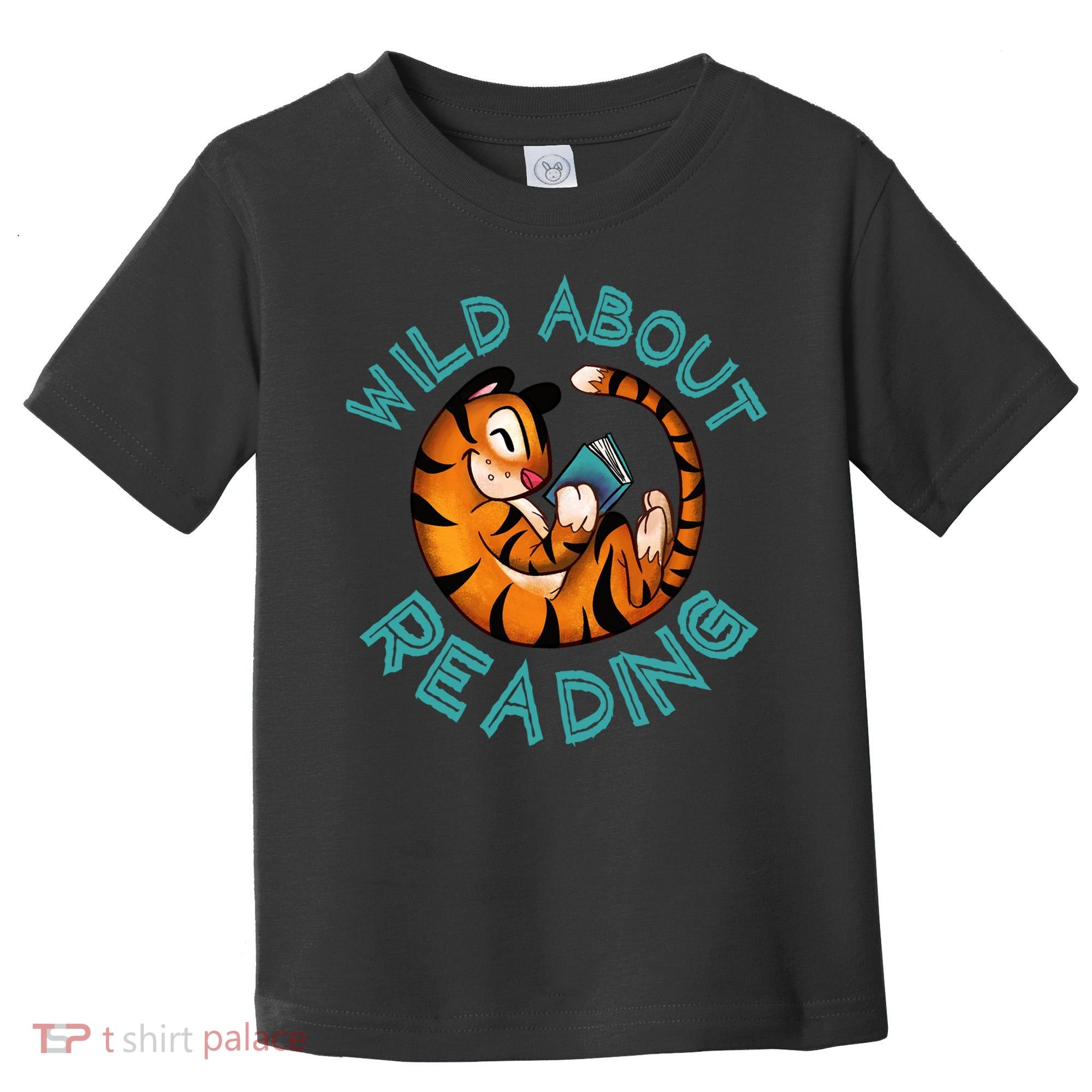 Wild About Reading Tiger Toddler T-Shirt