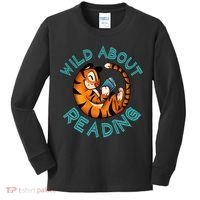 Wild About Reading Tiger Kids Long Sleeve Shirt thumb 0