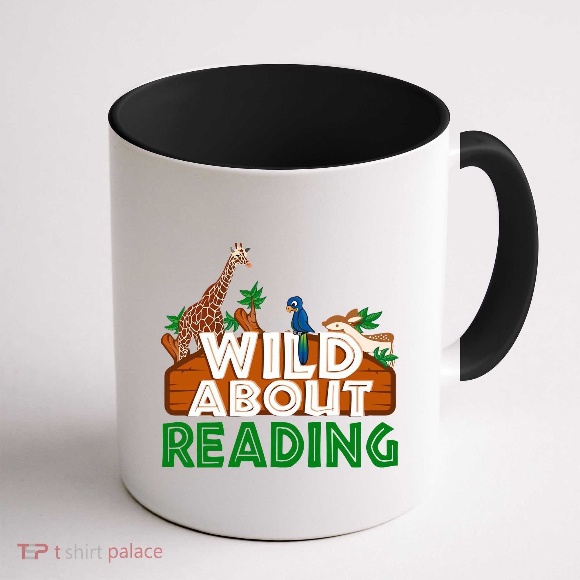 Wild About Reading Animals Coffee Mug