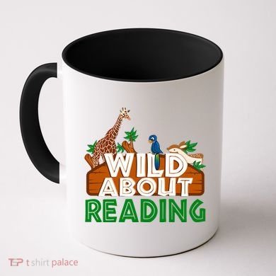Wild About Reading Animals Coffee Mug