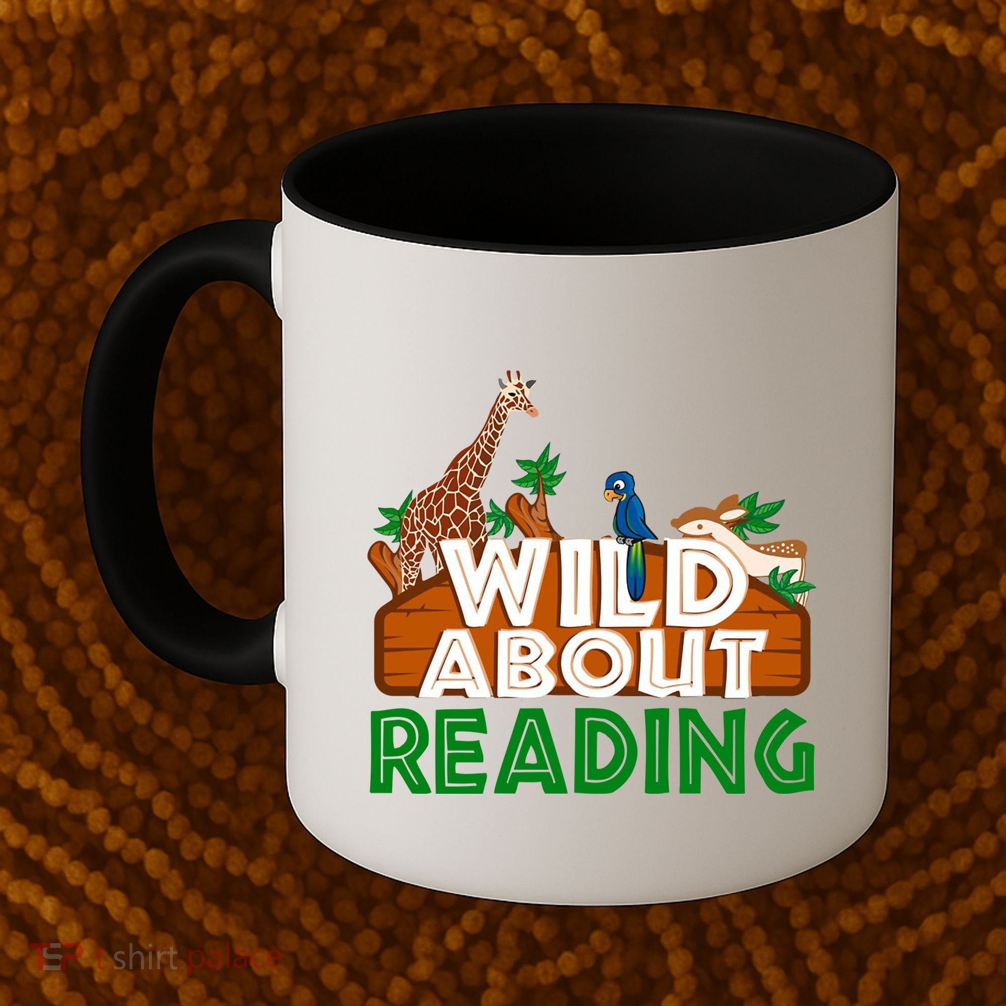 Wild About Reading Animals Coffee Mug