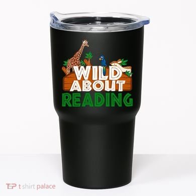 Wild About Reading Animals Tumbler