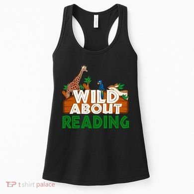 Wild About Reading Animals Women's Tank Top