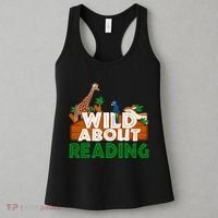 Wild About Reading Animals Women's Tank Top thumb 3