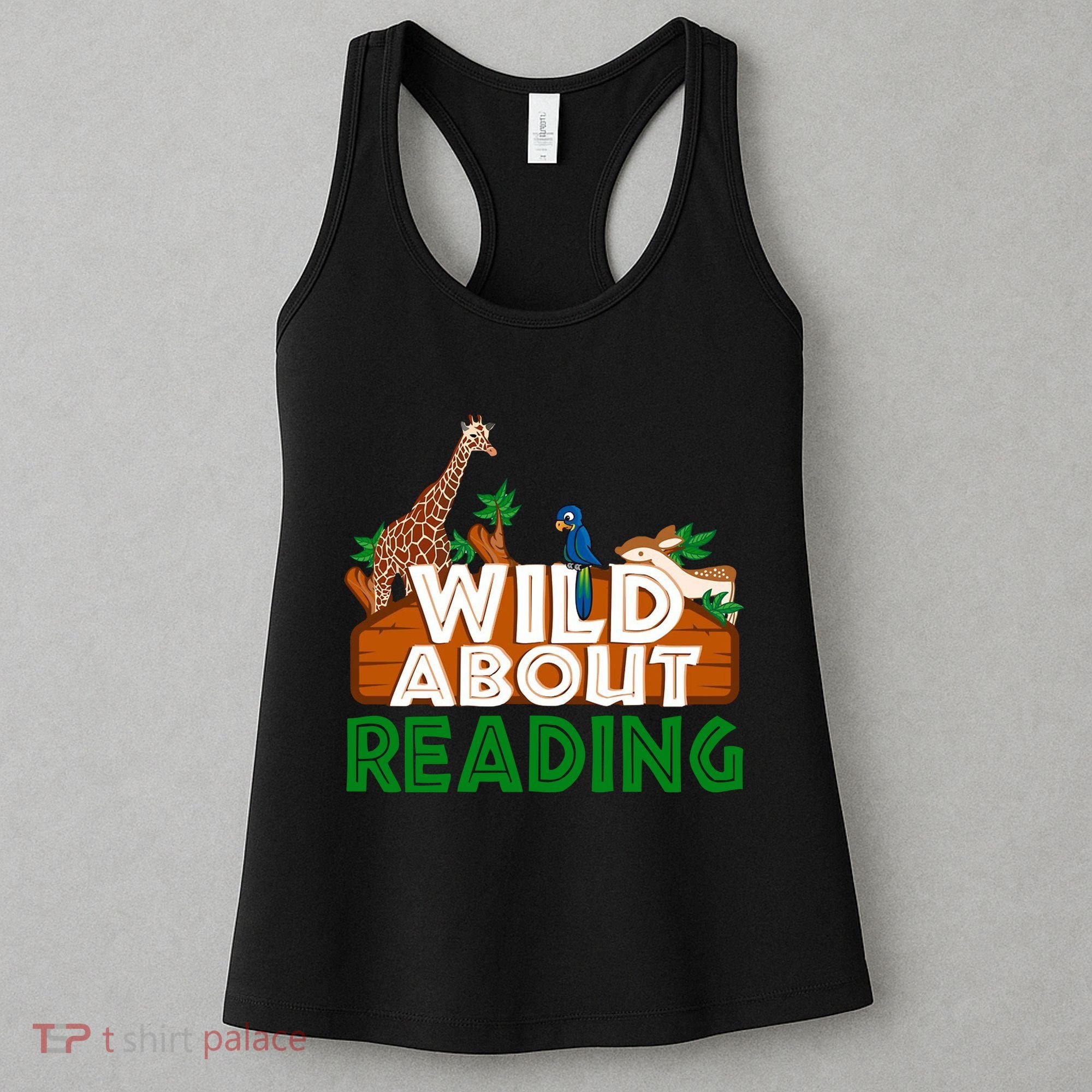 Wild About Reading Animals Women's Tank Top