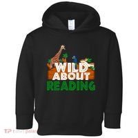 Wild About Reading Animals Toddler Hoodie thumb 0