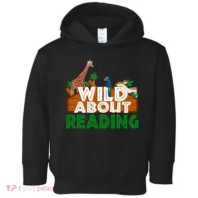 Wild About Reading Animals Toddler Hoodie