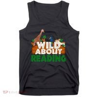 Wild About Reading Animals Tank Top thumb 0
