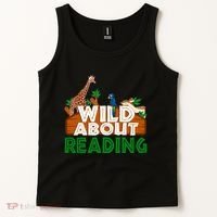 Wild About Reading Animals Tank Top thumb 2