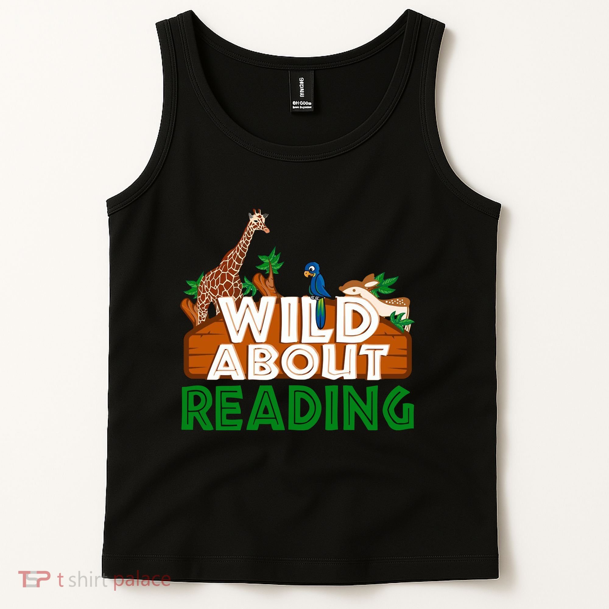 Wild About Reading Animals Tank Top