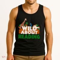 Wild About Reading Animals Tank Top thumb 3