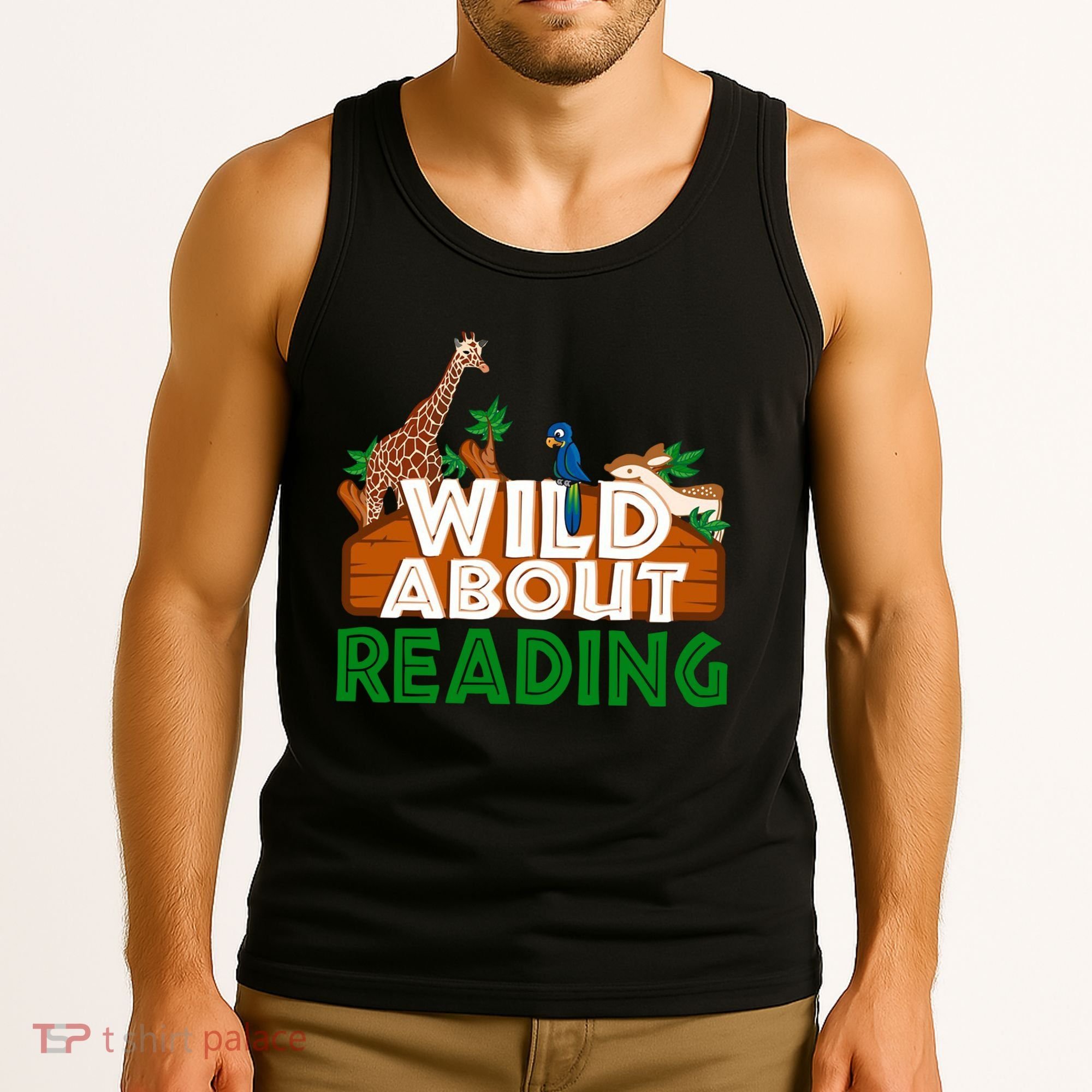 Wild About Reading Animals Tank Top