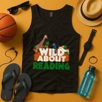 Wild About Reading Animals Tank Top thumb 4