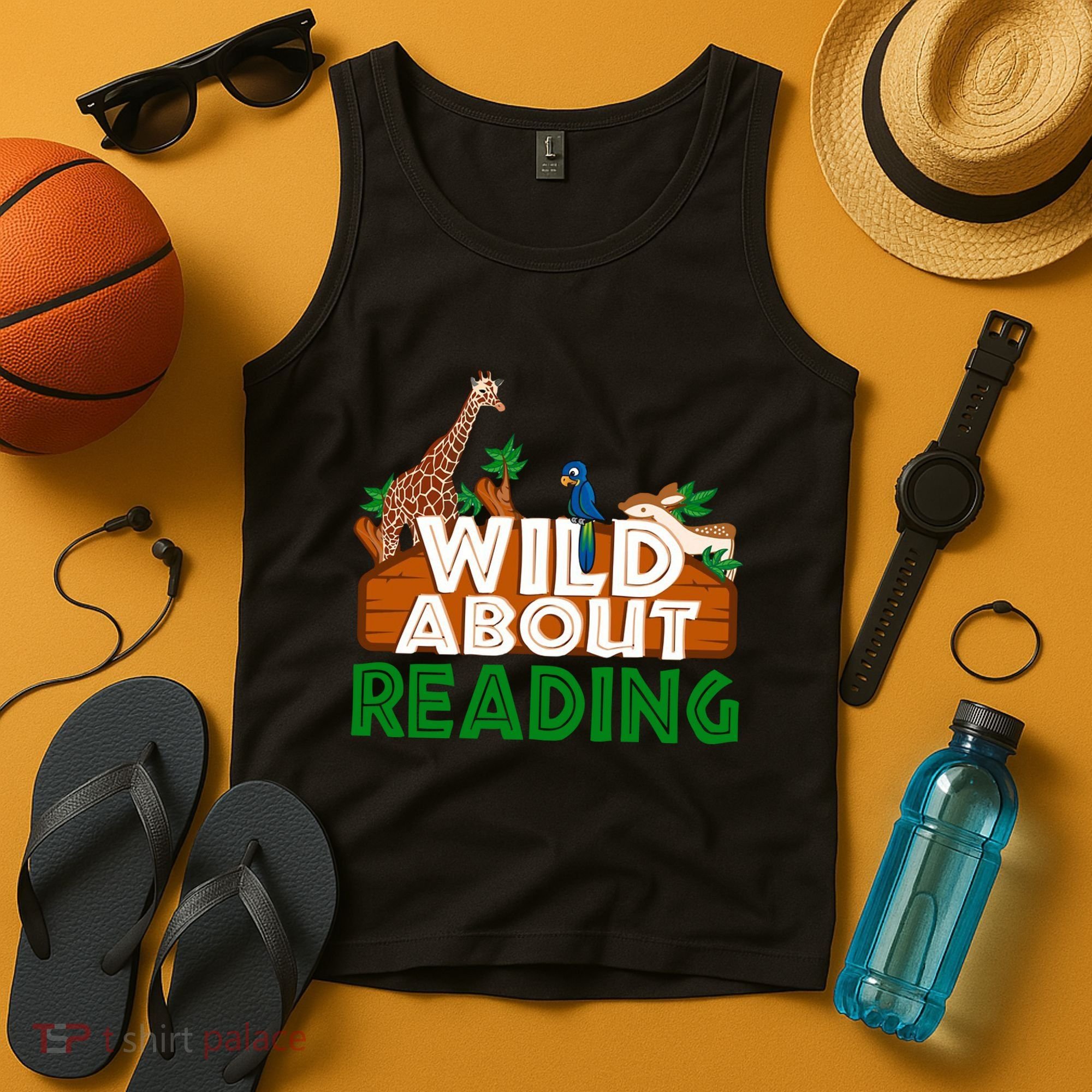 Wild About Reading Animals Tank Top