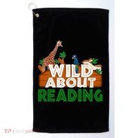 Wild About Reading Animals Golf Towel thumb 0