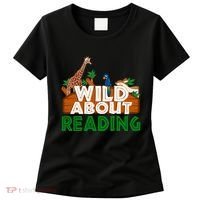 Wild About Reading Animals Women's T-Shirt thumb 0