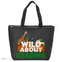 Wild About Reading Animals Tote Bag thumb 0
