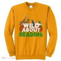 Wild About Reading Animals Sweatshirt thumb 0