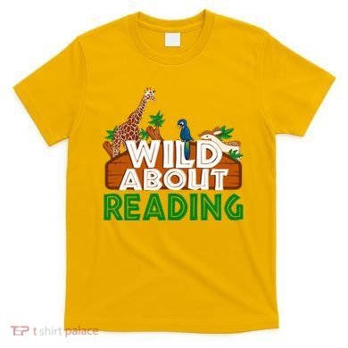 Wild About Reading Animals T-Shirt